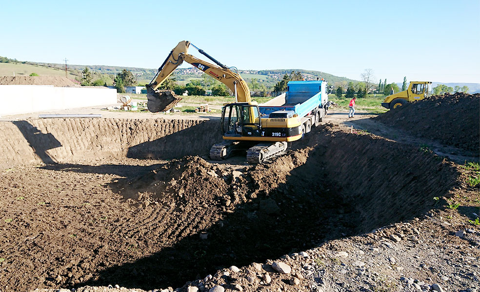 Hugon TP : travaux de terrassement à Clermont-Ferrand dans le Puy-de-Dôme (63)