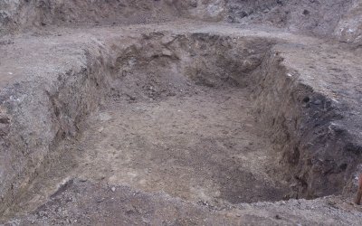 Terassement d'une piscine à Tallende